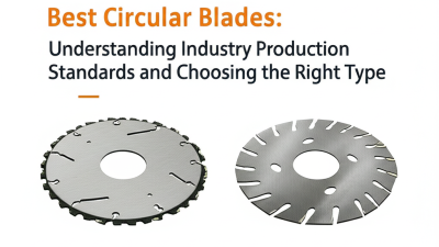 Best Circular Blades: Understanding Industry Production Standards and Choosing the Right Type