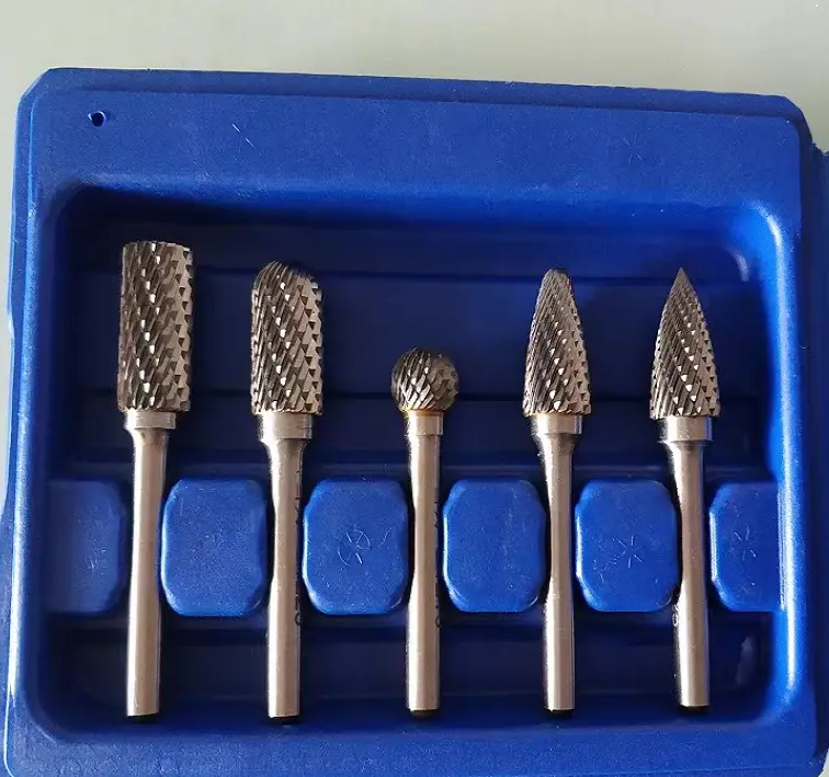 OEM Customized Mining Inserts - Carbide Rotary Burrs Set with Double Cut – CEMENTED CARBIDE