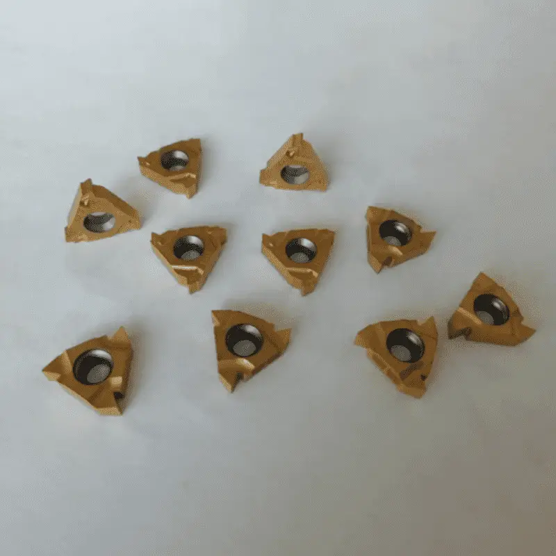 OEM China Milling Tools - Cemented Carbide Threading Inserts PVD Coating 16erag60/16nrag60 Use for Tapping Tools – CEMENTED CARBIDE