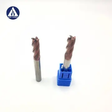 50 HRC Flat Carbide End Mills with TiAlN Coated