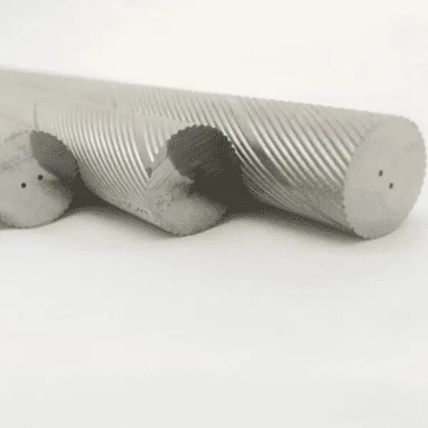 Reasonable price Custom Tolerance Polished Round Bar - Factory Supply Tungsten Carbide Rods with two helix holes Double spiral/twisted holes rods with 30 or 40 degree – CEMENTED CARBIDE detail pictures